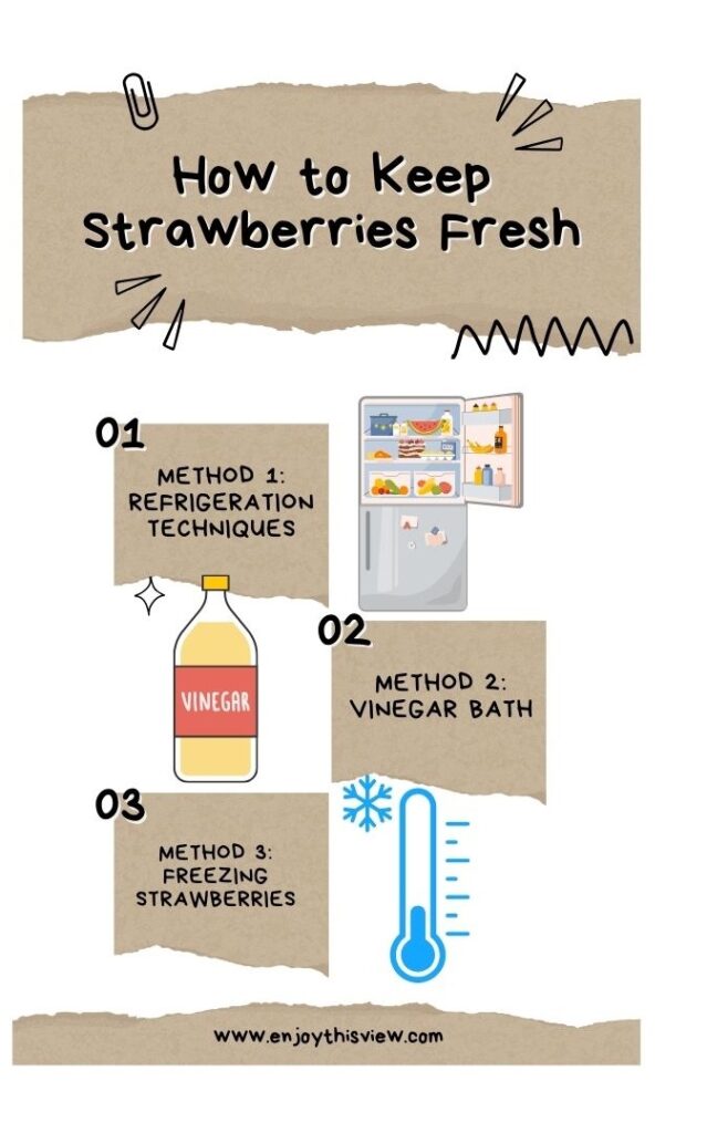 Methods how to keep strawberries fresh