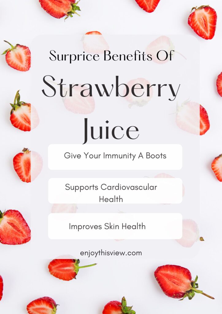 strawberry juice benefits
